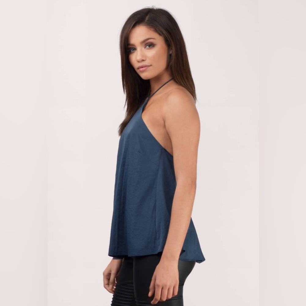 LVIR Brown Halter Top - Picture 2 of 6